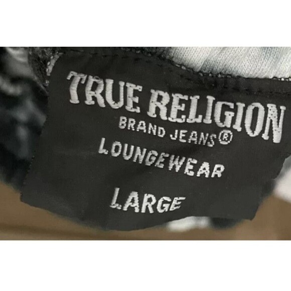 True Religion Logo Loungewear Tie-Dye Shorts Mens Size S #k - Picture 3 of 4